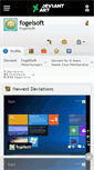 Mobile Screenshot of fogelsoft.deviantart.com