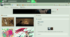 Desktop Screenshot of albinocatfish.deviantart.com