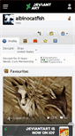 Mobile Screenshot of albinocatfish.deviantart.com