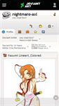 Mobile Screenshot of nightmare-axl.deviantart.com