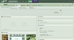 Desktop Screenshot of m-b-h.deviantart.com