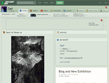 Tablet Screenshot of cyci.deviantart.com