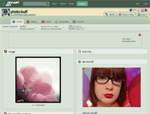 Tablet Screenshot of photo-buff.deviantart.com