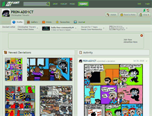 Tablet Screenshot of pr0n-add1ct.deviantart.com