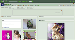 Desktop Screenshot of ooluckyoo.deviantart.com