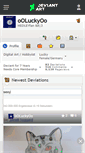 Mobile Screenshot of ooluckyoo.deviantart.com