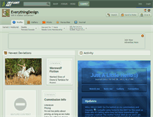 Tablet Screenshot of everythingdesign.deviantart.com
