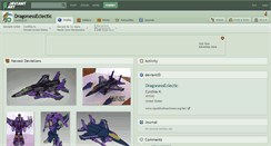 Desktop Screenshot of dragonesseclectic.deviantart.com