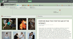 Desktop Screenshot of phantom-phanatic77.deviantart.com