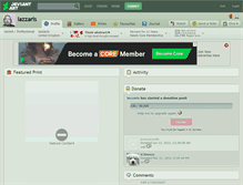 Tablet Screenshot of lazzaris.deviantart.com