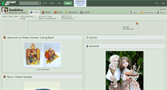 Desktop Screenshot of doodleduo.deviantart.com