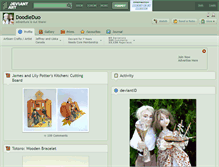 Tablet Screenshot of doodleduo.deviantart.com