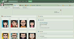 Desktop Screenshot of faceyourmanga.deviantart.com