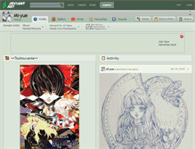 Tablet Screenshot of mi-yue.deviantart.com
