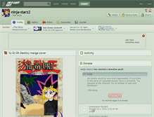Tablet Screenshot of ninja-starz2.deviantart.com