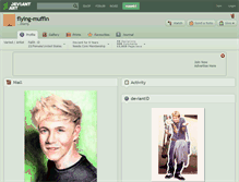 Tablet Screenshot of flying-muffin.deviantart.com