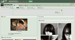 Desktop Screenshot of half-pastcrazy.deviantart.com