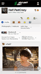 Mobile Screenshot of half-pastcrazy.deviantart.com
