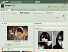 Tablet Screenshot of half-pastcrazy.deviantart.com