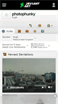 Mobile Screenshot of photophunky.deviantart.com