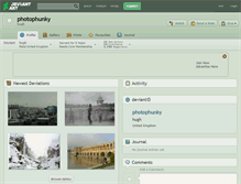Tablet Screenshot of photophunky.deviantart.com