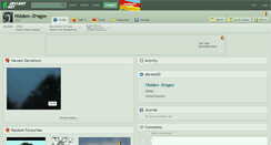 Desktop Screenshot of hidden--dragon.deviantart.com