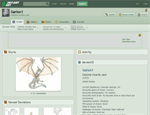 Tablet Screenshot of garion1.deviantart.com