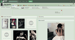Desktop Screenshot of may-machin.deviantart.com