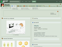Tablet Screenshot of idiopata.deviantart.com