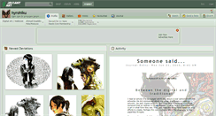 Desktop Screenshot of hyrohiku.deviantart.com