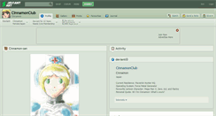 Desktop Screenshot of cinnamonclub.deviantart.com