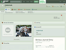 Tablet Screenshot of motormuis.deviantart.com