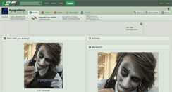 Desktop Screenshot of kyogreninja.deviantart.com