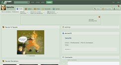 Desktop Screenshot of genchis.deviantart.com