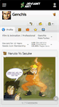 Mobile Screenshot of genchis.deviantart.com