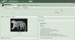 Desktop Screenshot of ninjapyrate.deviantart.com
