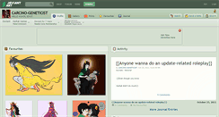 Desktop Screenshot of carcino-geneticist.deviantart.com