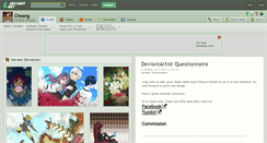 Desktop Screenshot of cheang.deviantart.com