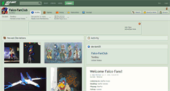 Desktop Screenshot of falco-fanclub.deviantart.com