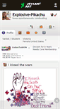 Mobile Screenshot of explosive-pikachu.deviantart.com