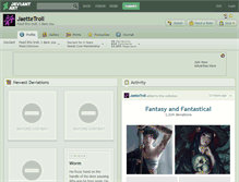 Tablet Screenshot of jaettetroll.deviantart.com