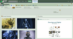 Desktop Screenshot of donhawk.deviantart.com