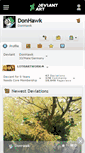 Mobile Screenshot of donhawk.deviantart.com