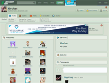 Tablet Screenshot of ah-chan.deviantart.com