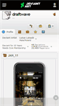 Mobile Screenshot of draftwave.deviantart.com