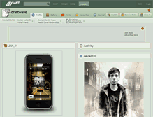 Tablet Screenshot of draftwave.deviantart.com