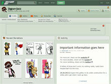 Tablet Screenshot of jiggsawjazz.deviantart.com