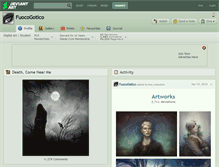 Tablet Screenshot of fuocogotico.deviantart.com