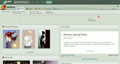 Desktop Screenshot of carolinux.deviantart.com