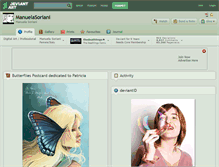 Tablet Screenshot of manuelasoriani.deviantart.com